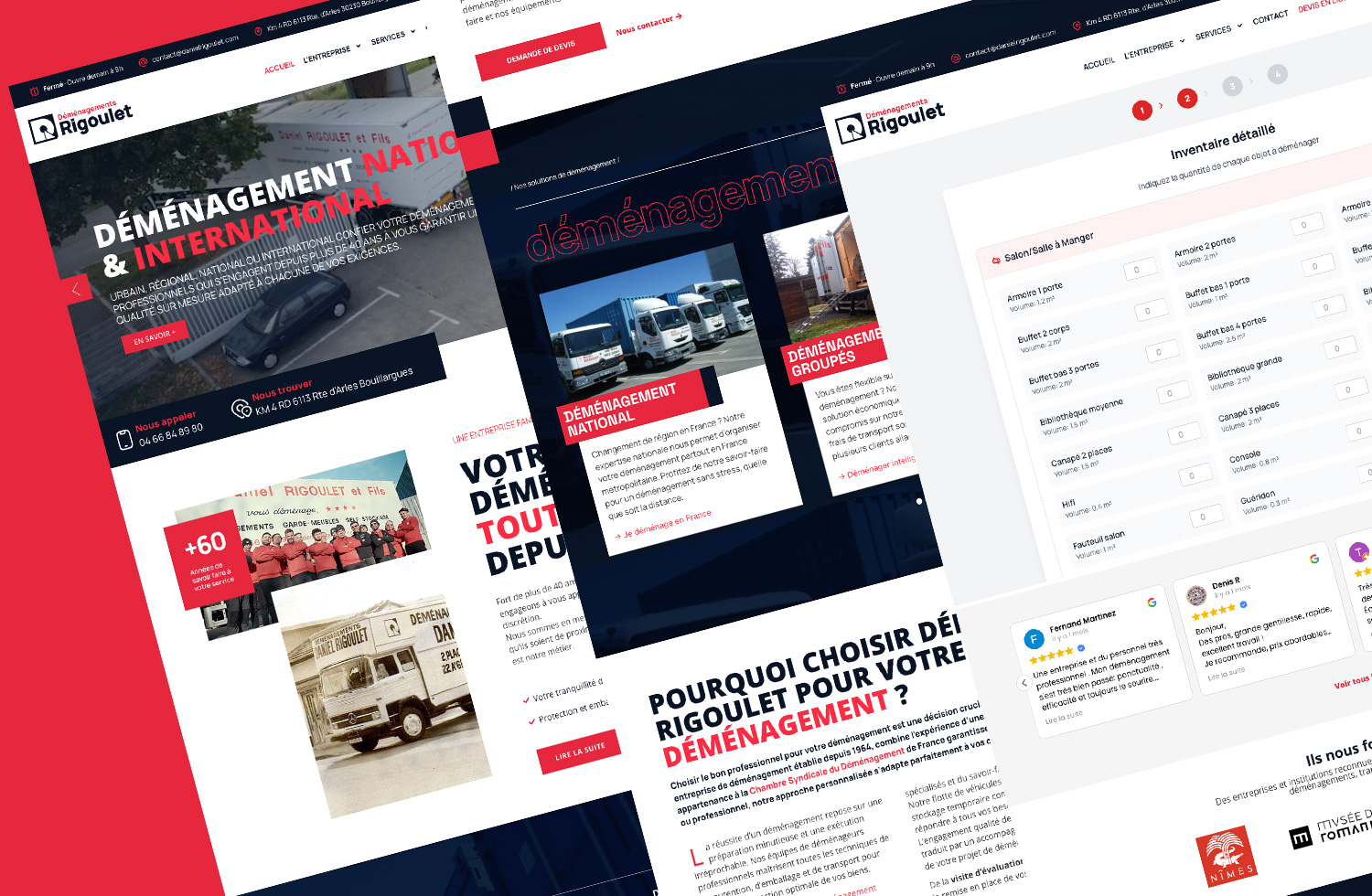 Refonte du site Déménagements Rigoulet : plus de visibilité, plus de confiance, plus de demandes de devis