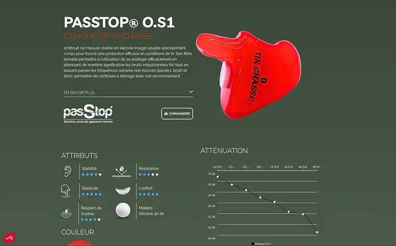Site internet Earow dédiée aux audioprothésistes - image de galerie