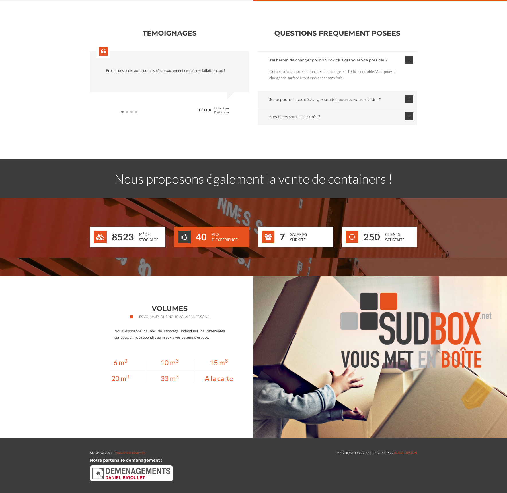 Création site internet rapide SudBox