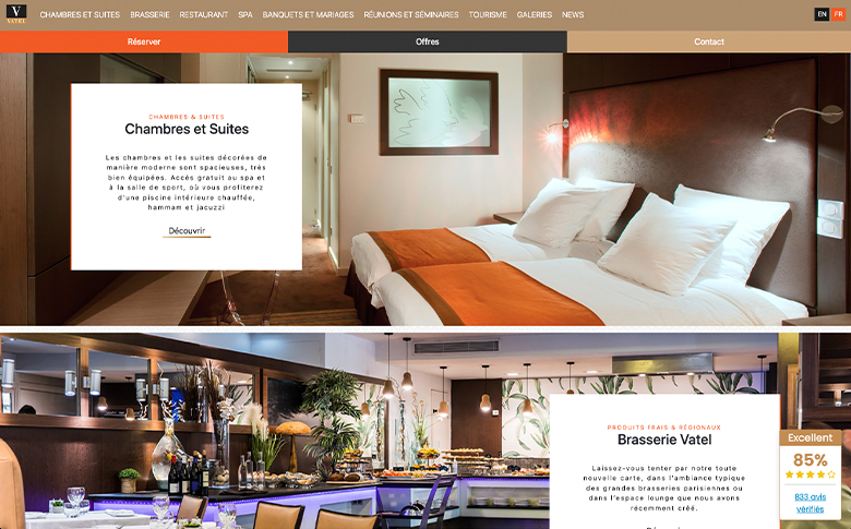 Développement sur mesure du site de l’Hôtel Vatel – galerie