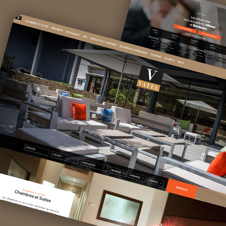 Développement sur mesure du site de l’Hôtel Vatel