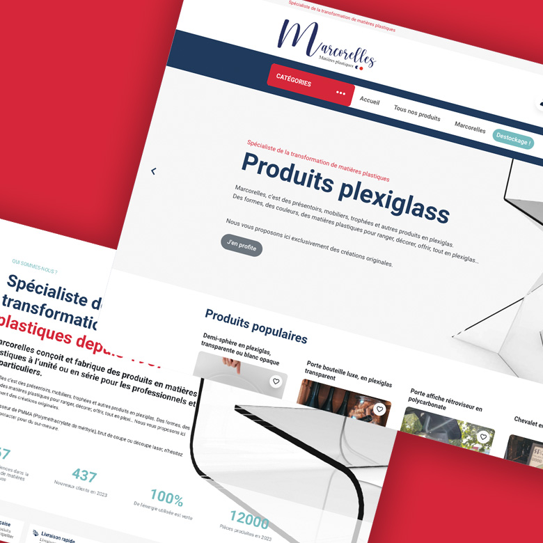 Création d&rsquo;une boutique en ligne PrestaShop pour Marcorelles