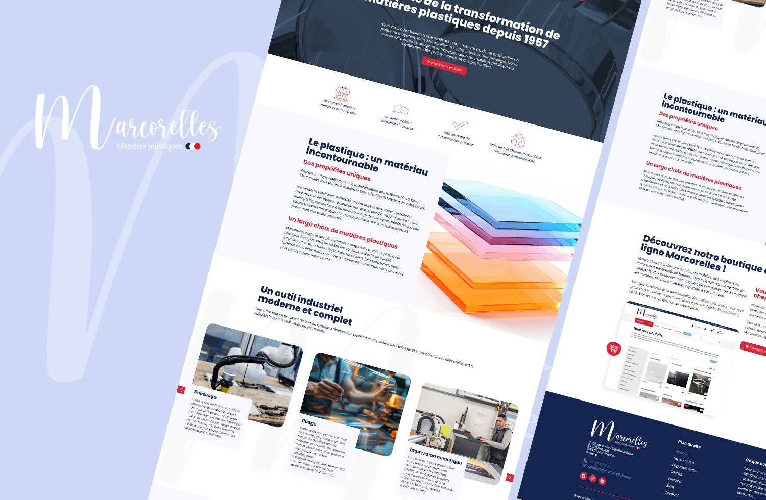 Création du site vitrine WordPress pour MarcoRelles