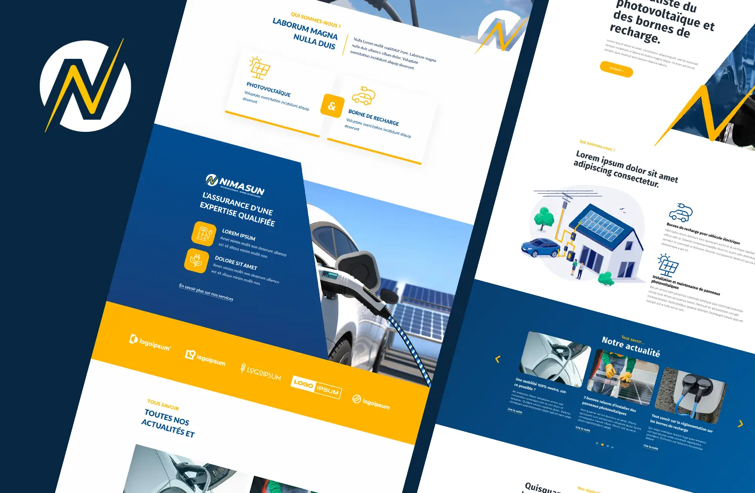 Conception graphique et développement WordPress pour Nimasun