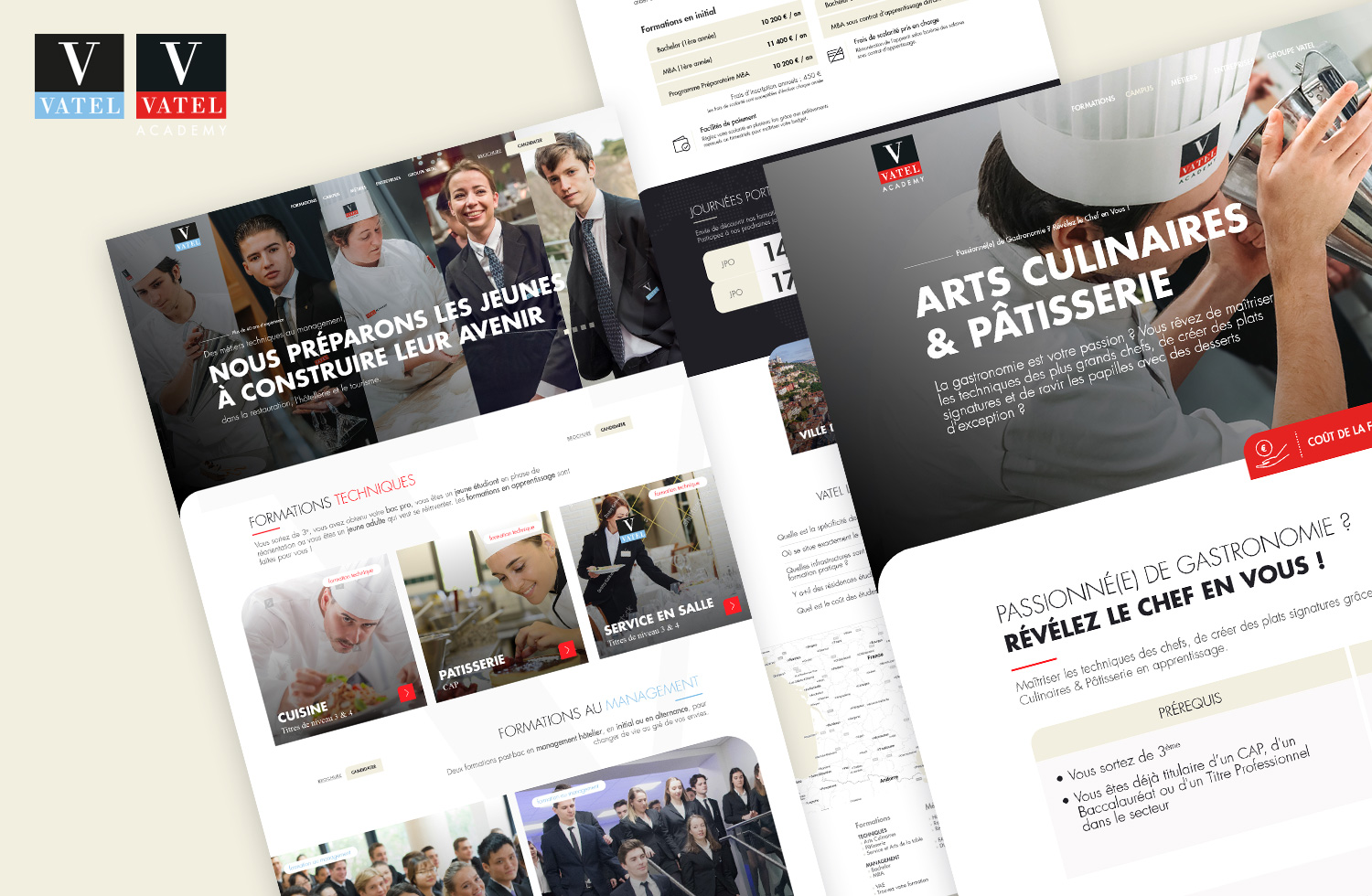 Refonte du site vatel.fr : un nouveau socle digital pour le Groupe Vatel