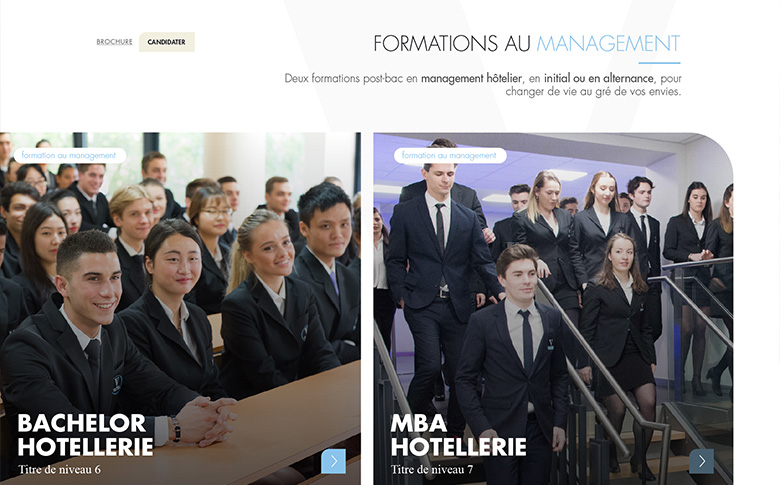 Refonte du site vatel.fr : un nouveau socle digital pour le Groupe Vatel – galerie