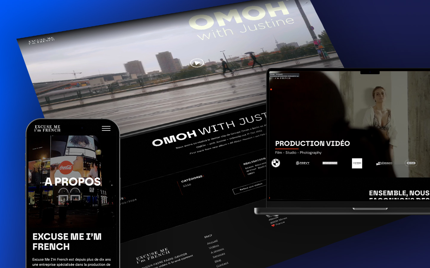 Site vitrine WordPress pour emif.tv