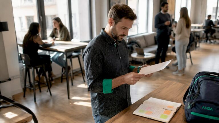 Responsable digital en train d’analyser les recommandations pour l’internationalisation