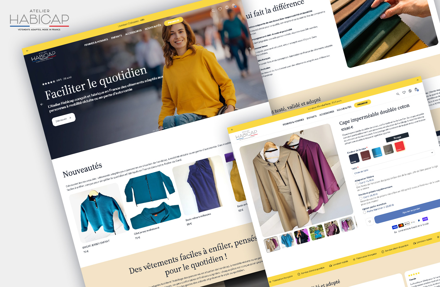 Refonte Habicap : migration Magento vers Shopify