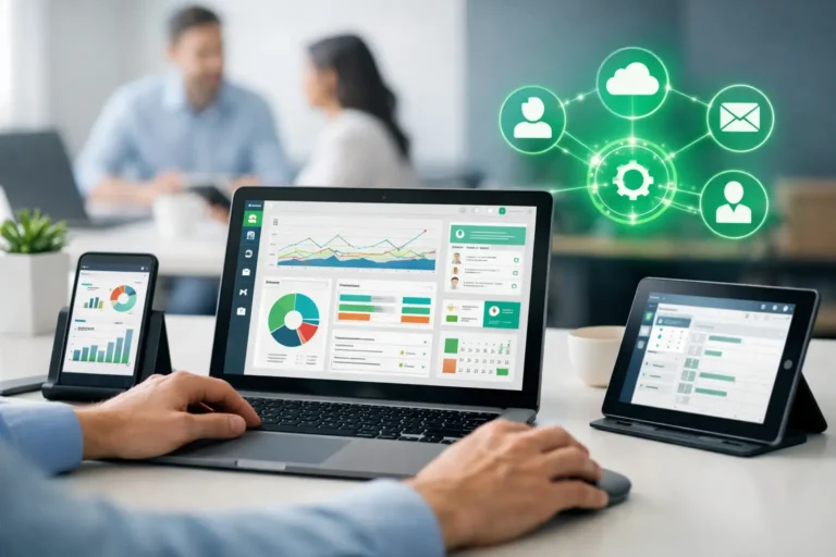Exemple de plateforme métier connectée efficace