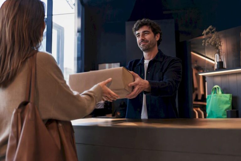 Retrait d'une commande en magasin