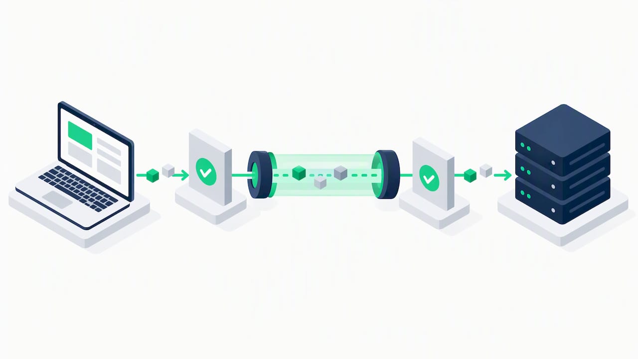 Flux API avec validation et canal sécurisé