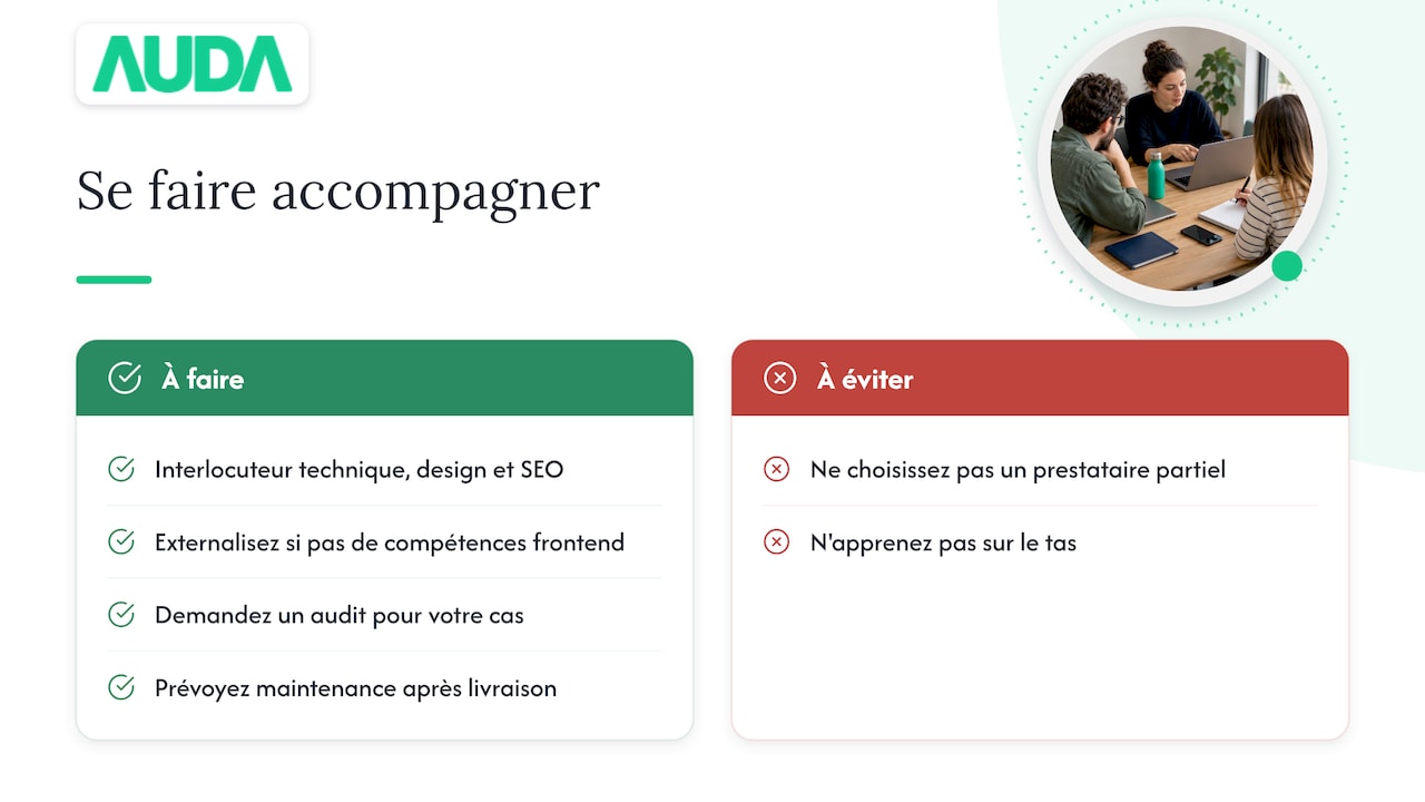 Se faire accompagner pour choisir et construire la bonne architecture — overview diagram