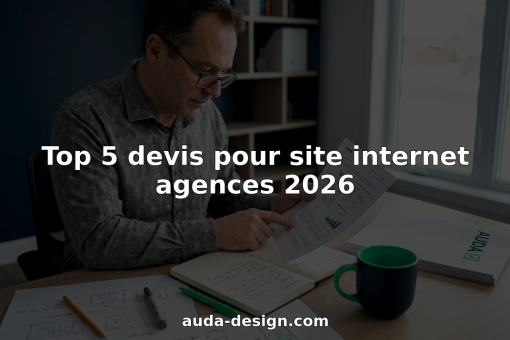 Le responsable d’agence web passe en revue les dossiers de proposition de site internet.