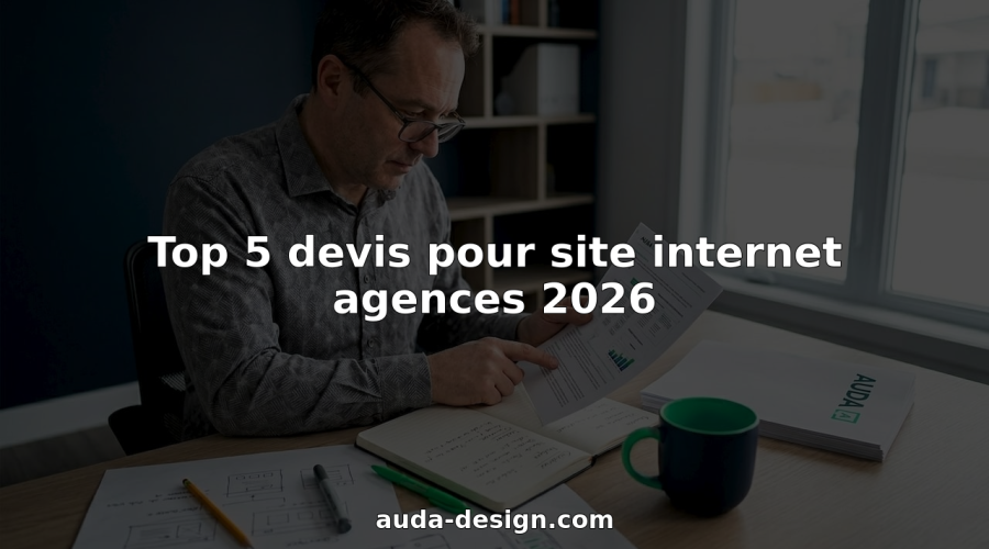 Le responsable d’agence web passe en revue les dossiers de proposition de site internet.