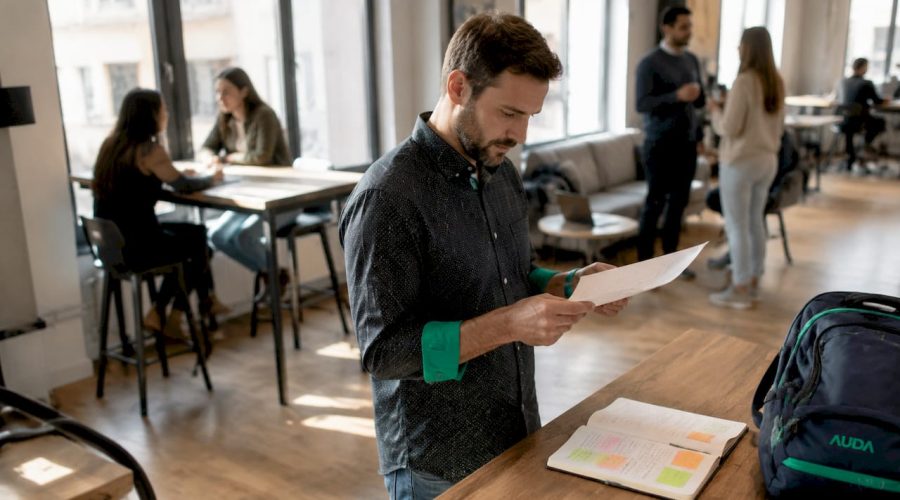 Responsable digital en train d’analyser les recommandations pour l’internationalisation