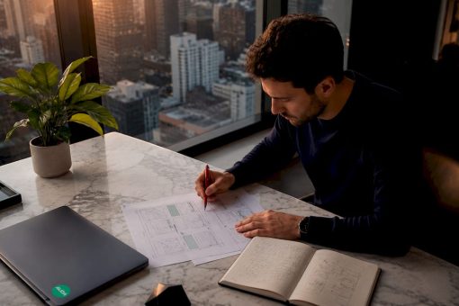 Expert en architecture informatique, je conçois et élabore des maquettes pour des sites web.