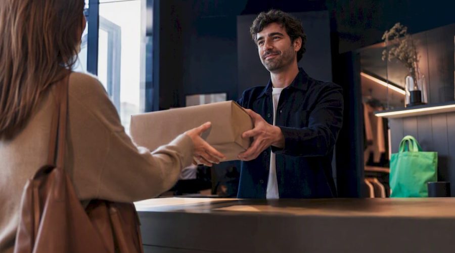 Retrait d'une commande en magasin