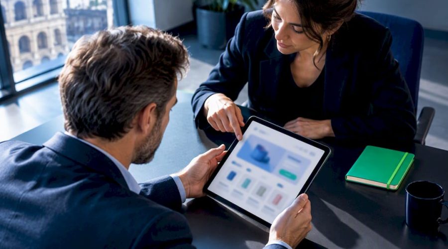 Responsable évaluant une refonte de site e-commerce