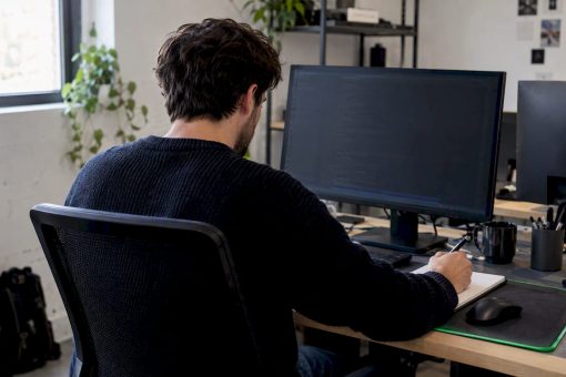Développeur examinant une page paginée