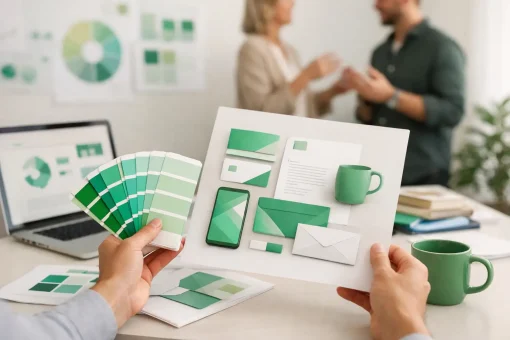 Charte graphique cohérente d’entreprise rentable