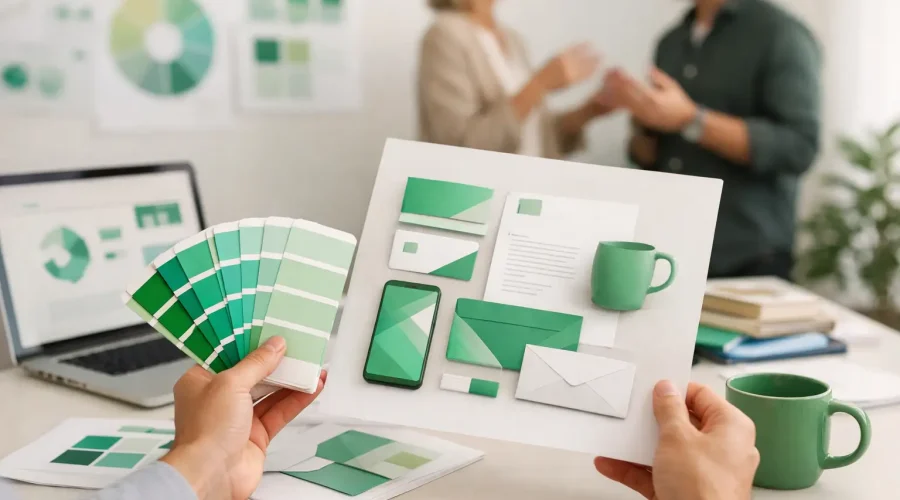 Charte graphique cohérente d’entreprise rentable