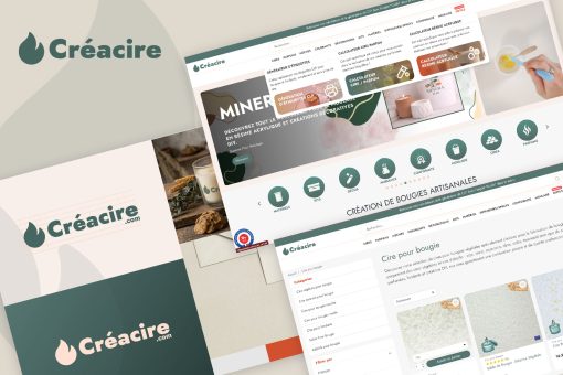 Détail du projet e-commerce Creacire