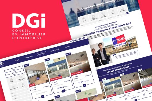 Site immobilier Wordpress pour DGi Immobilier