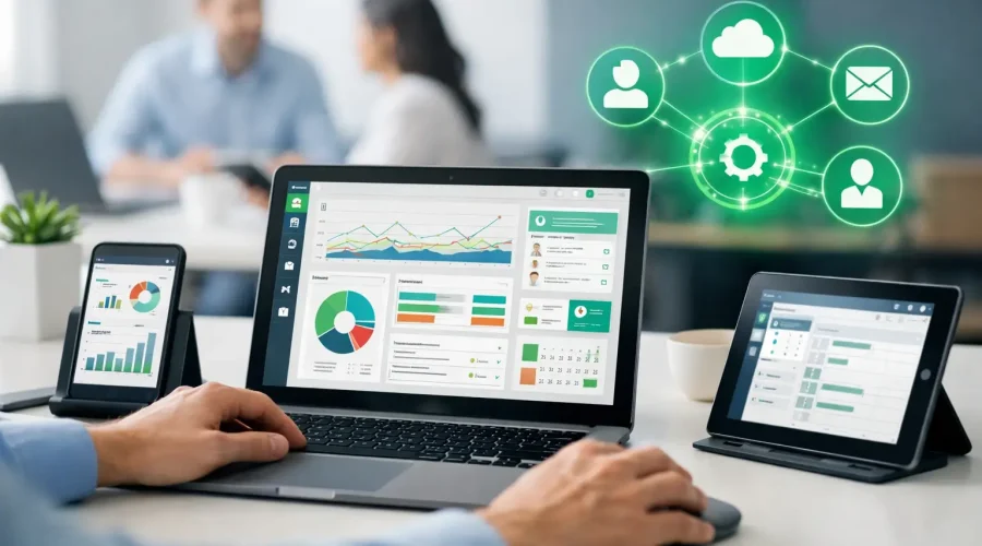 Exemple de plateforme métier connectée efficace