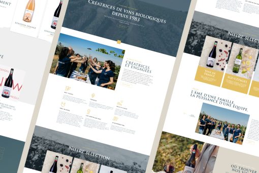 Création d'un site WordPress avec catalogue produit pour Jacques Frelin Vignobles