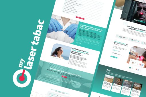 Branding et site internet WordPress sur mesure pour MyLaserTabac