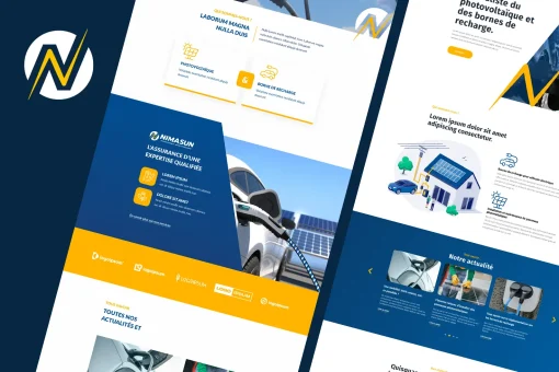 Conception graphique et développement WordPress pour Nimasun