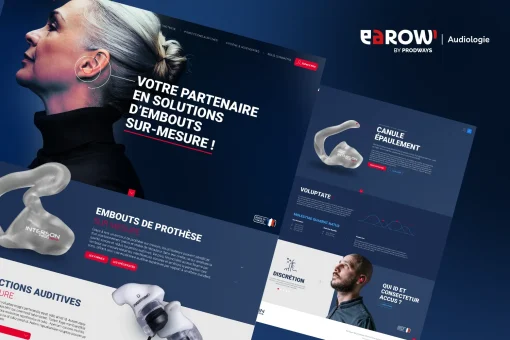 Site internet Earow dédiée aux audioprothésistes