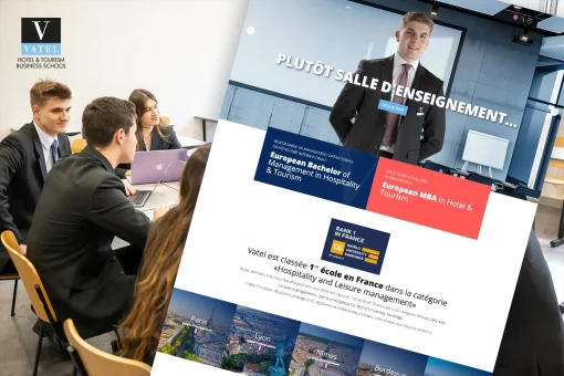 Sites internets internationaux des écoles du groupe Vatel