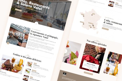 Création du site internet des restaurants Vatel